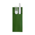 Serviette pochette TNT 40x40cm vert foncé